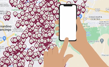 MAPA de sitios con internet gratis en Puebla