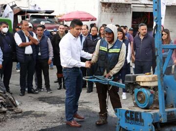 Con 38.6 mdp, se taparán 40 mil baches en la ciudad de Puebla