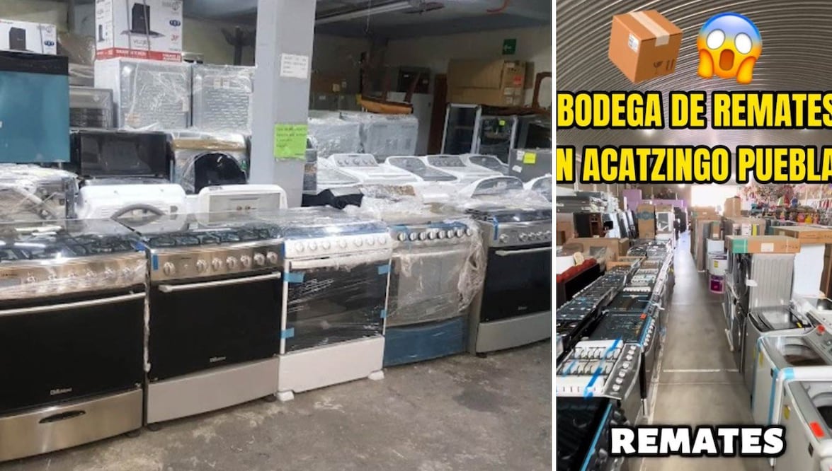 En la bodega de remates de Acatzingo encontrarás todo tipo de artículos | Foto: Especial