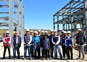 Rectora de la BUAP supervisa obra en CU2