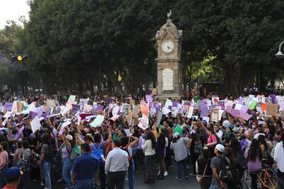 Estas serán las marchas que habrá en Puebla el 8M