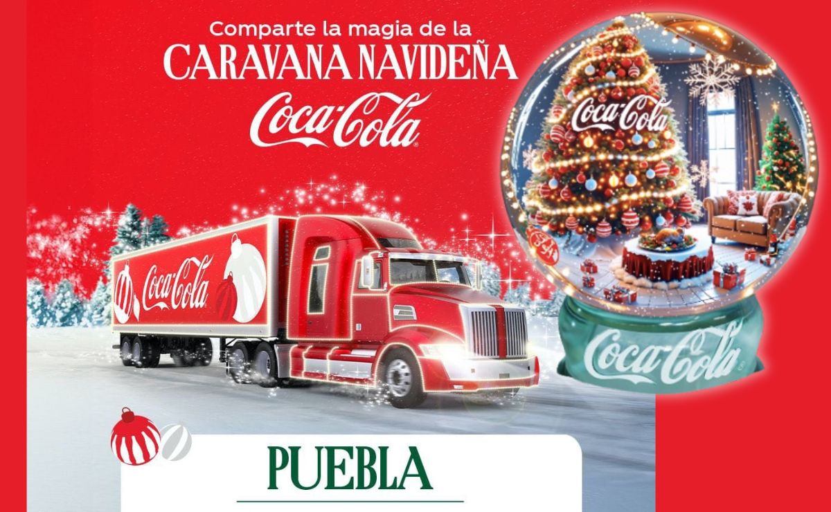 Estas son las esferas personalizadas de Coca-Cola | Foto: H. Ayuntamiento de Puebla /  www.coca-cola.com
