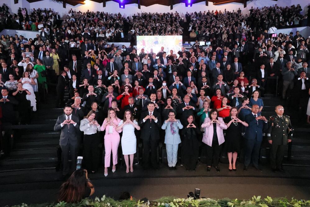 Alejandro Armenta presentó su informe de los 100 días | Foto: Gobierno de Puebla