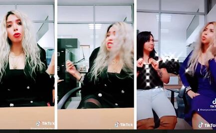 Captan a trabajadora de Conciliación y Arbitraje haciendo Tik Toks en horario laboral