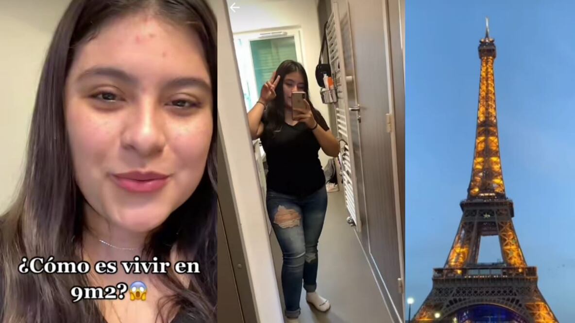 La joven tiktoker vive y estudia en Francia. Foto: TikTok @greciavargas95