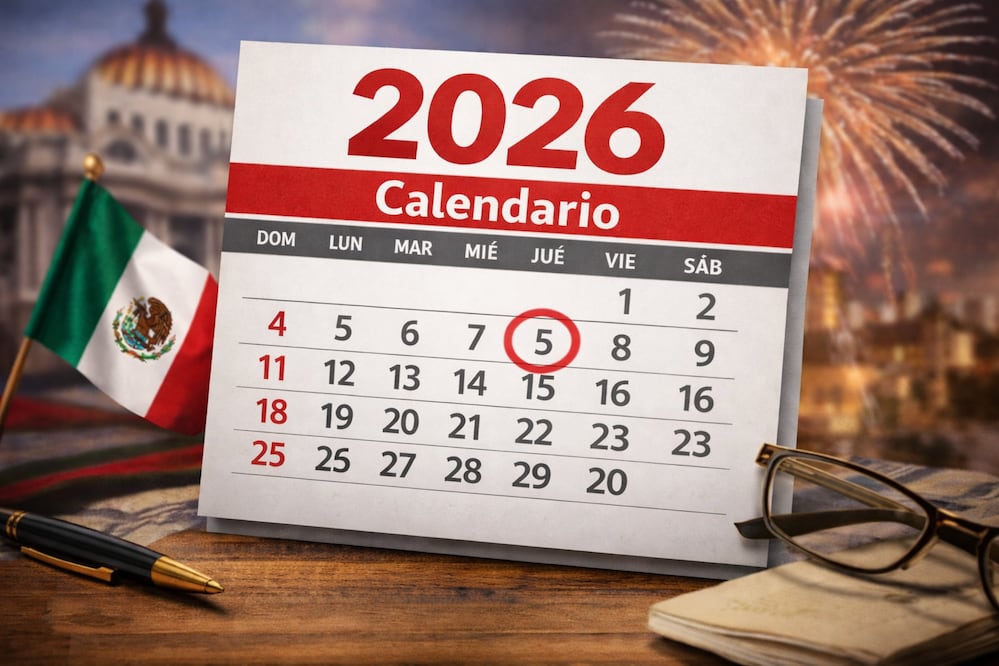 Ya es oficial el calendario de los días feriados 2026 | Foto: ChatGPT para El Universal Puebla