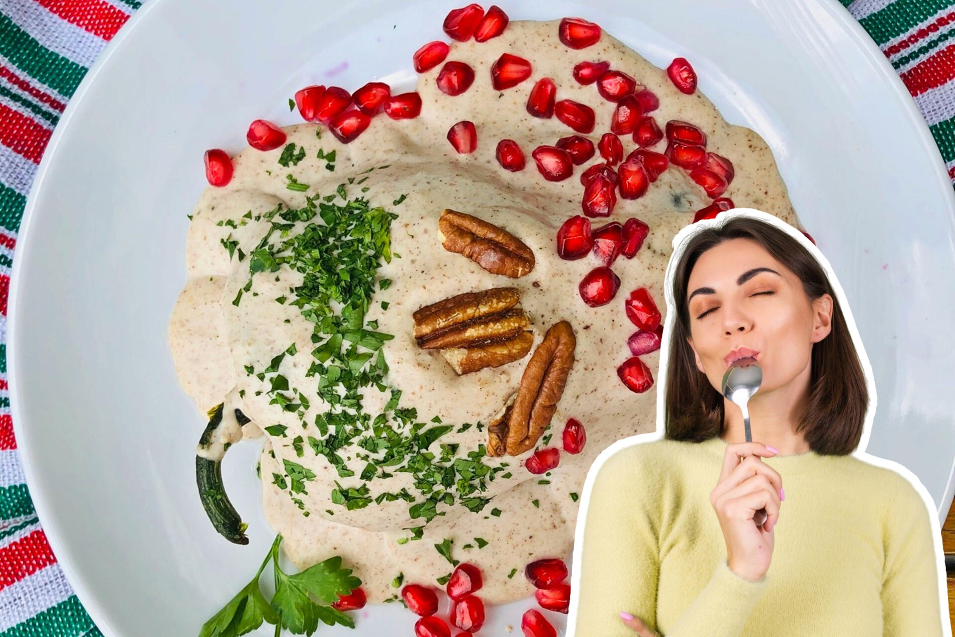 Cómo hacer la auténtica salsa de nogada para los chiles