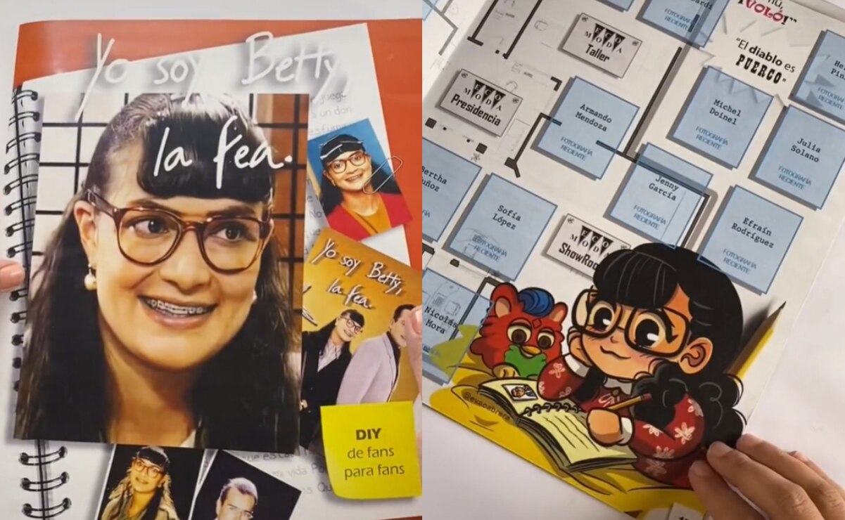 Tiktoker crea álbum de estampas de "Betty la fea" y se puede descargar