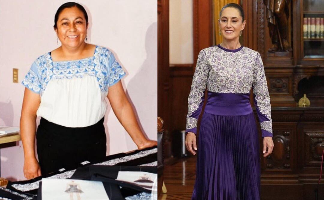 Vicky Arce, como se le conoce, ha hecho bordados para la marca de Carolina Herrera | Foto: Casa de las Artesanías de Tlaxcala/Especial