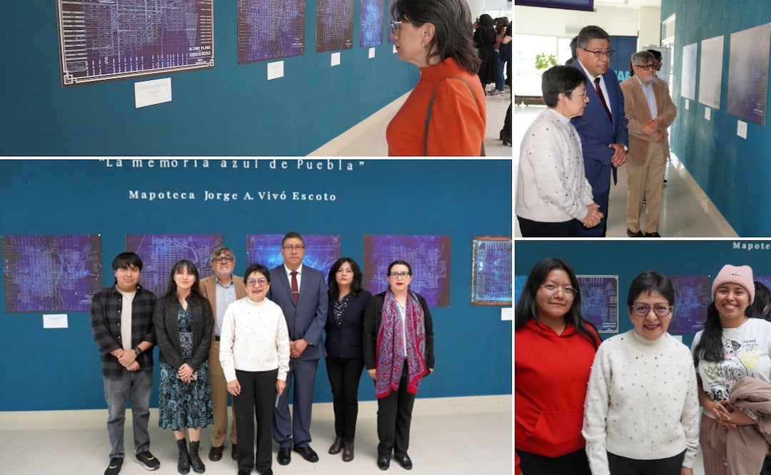 Ocho facsímiles integran la exposición “La memoria azul de Puebla” | Foto: Buap