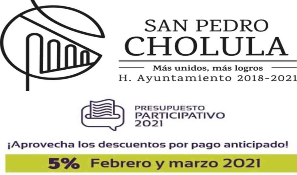 Pago predial Cholula 2021