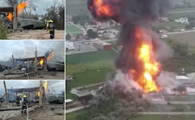 Hay tres heridos por explosión de pipas de gas en Tepeaca; investigan origen del combustible