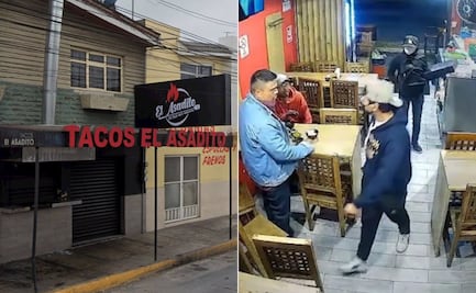 VIDEO: Cena termina en tragedia en Amozoc; durante violento asalto a taquería El Asadito matan a cliente