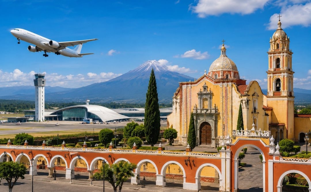 En Puebla hay uno de los 5 Pueblos Mágicos del país que tienen aeropuerto | Foto: ChatGPT
