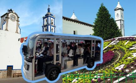 Así es el turibús eléctrico del Pueblo Mágico de Zacatlán