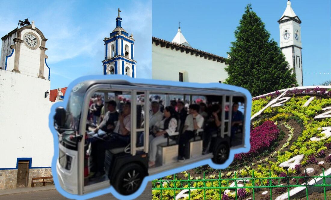 El Pueblo Mágico de Zacatlán tiene un turibús eléctrico | Foto: Especial