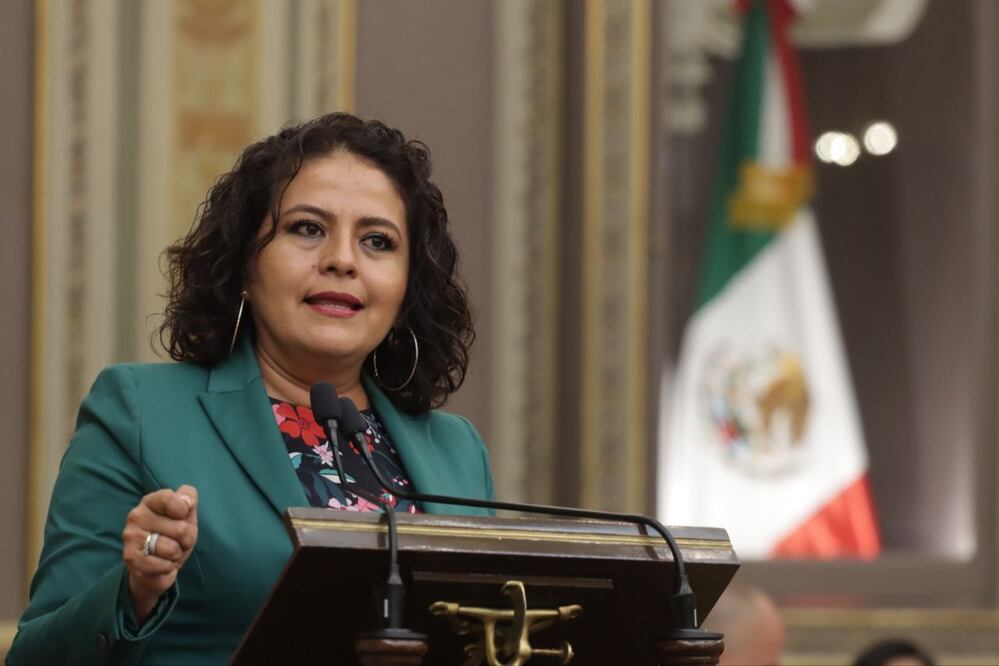 La diputada Azucena Rosas recordó el legado de Gilberto Bosques | Foto Congreso del Estado de Puebla