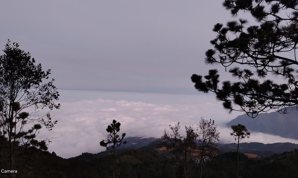 Este es el majestuoso mar de nubes que hay cerca de Puebla
