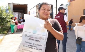 SEDIF entrega despensas a familias vulnerables en la ciudad de Puebla