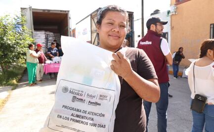 SEDIF entrega despensas a familias vulnerables en la ciudad de Puebla
