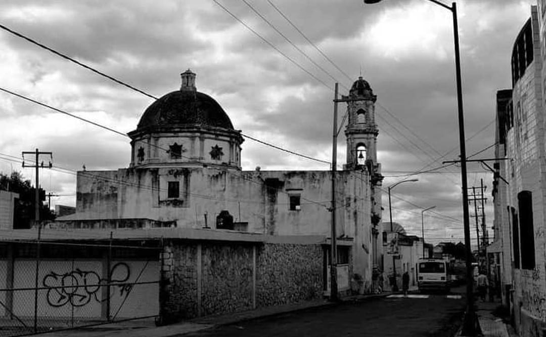 En esta imagen se aprecia una parte de lo que fueron los baños Tres Marías | Facebook José Raúl Domínguez/Puebla de Antaño