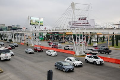 Residentes protestan por cierres sobre la vía Atlixcáyotl