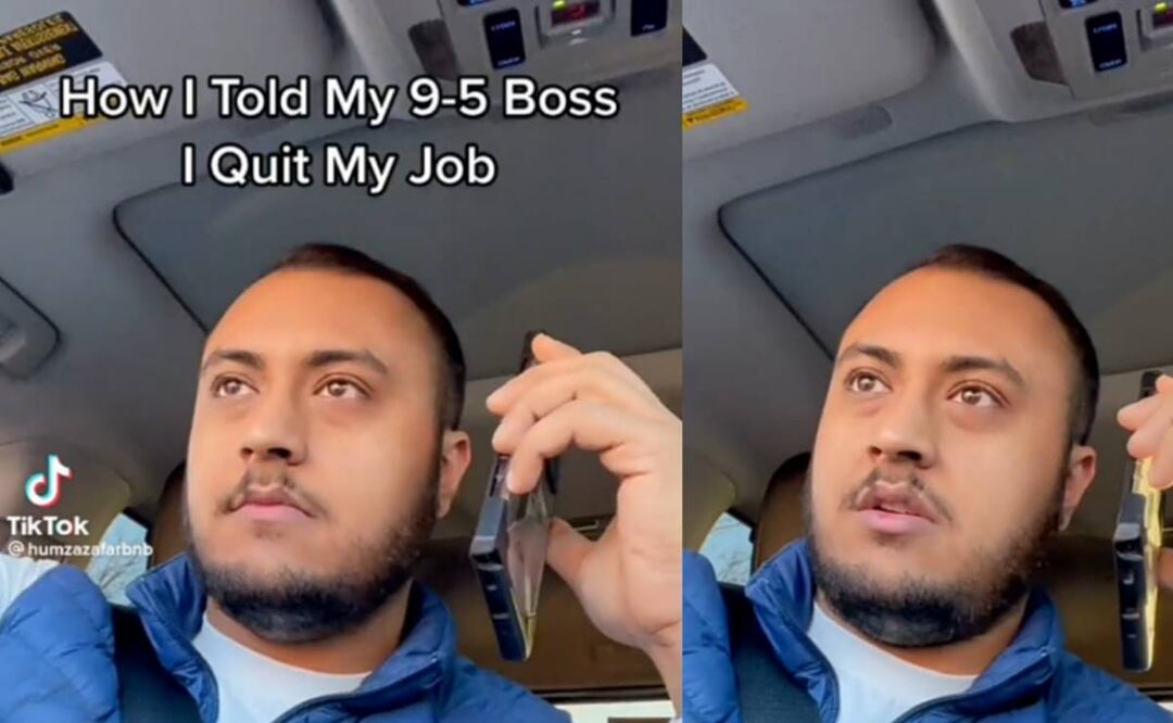 El joven tiktoker decidió renunciar a su trabajo para comenzar su propio negocio. Foto. TikTok @humzazafarbnb