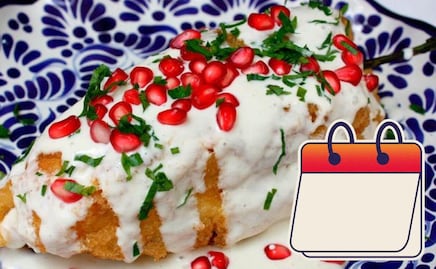 ¿Cuándo termina la temporada del Chile en Nogada?