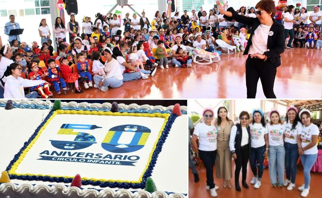 Con pastel, música, obsequios y actividades Lilia Cedillo festejó el Día del Niño y la Niña | Foto: Buap