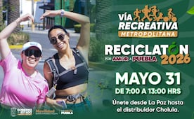 Invita gobierno estatal a Reciclatón "Por Amor a Puebla 2026" en la Vía Recreativa Metropolitana