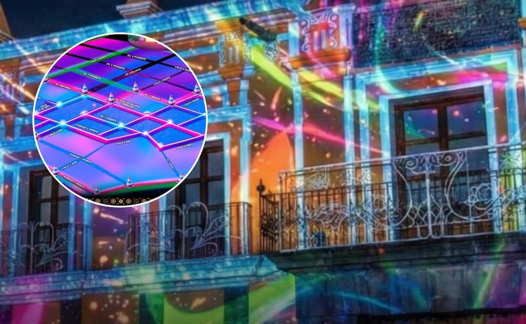 El Centro Histórico de Puebla se iluminará con el Glow Festival 2026 | Foto: IG Convenciones y Parques