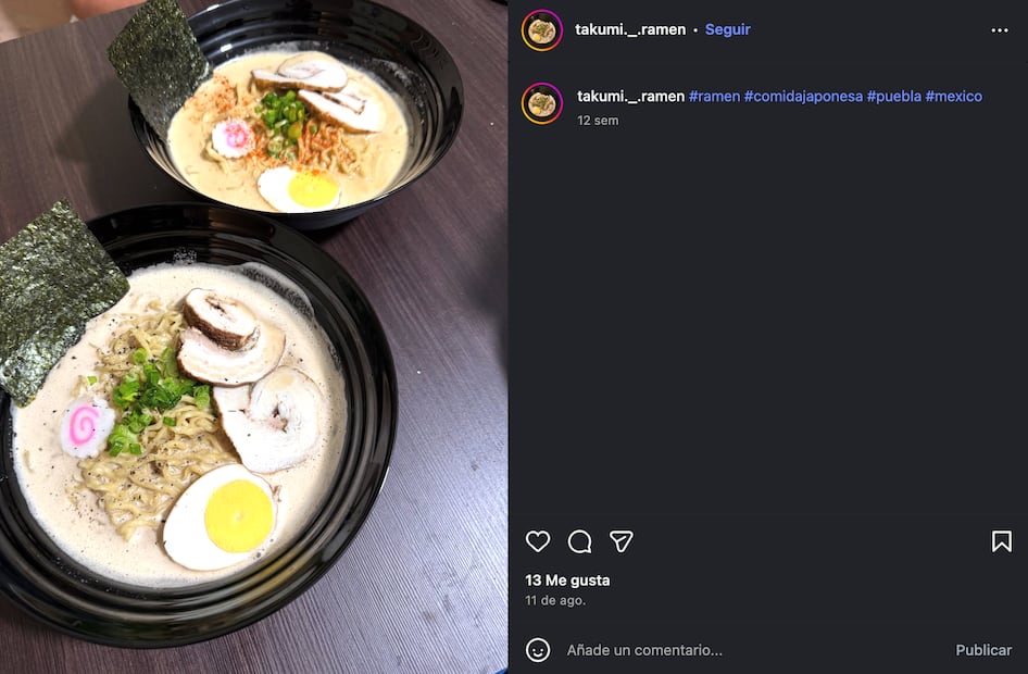 Foto: Instagram takumi._.ramen