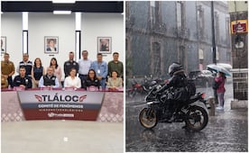 Instalan 28 semáforos pluviales en zonas de riesgo en Puebla