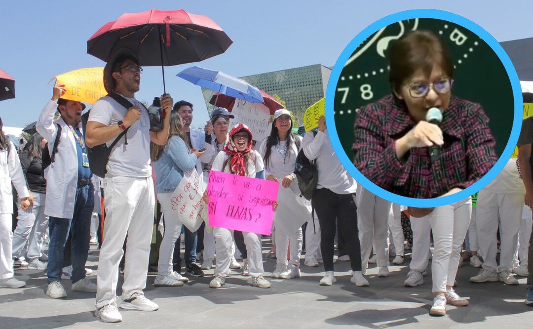 Lilia Cedillo afirmó que hay algunas manos detrás de las protestas en Medicina BUAP I Fotos: EsImagen