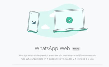 WhatsApp Web y Escritorio ya funcionan sin conexión con tu teléfono 