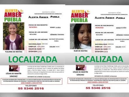 Localizan a las cuatro hermanas desaparecidas en Teotlalcingo