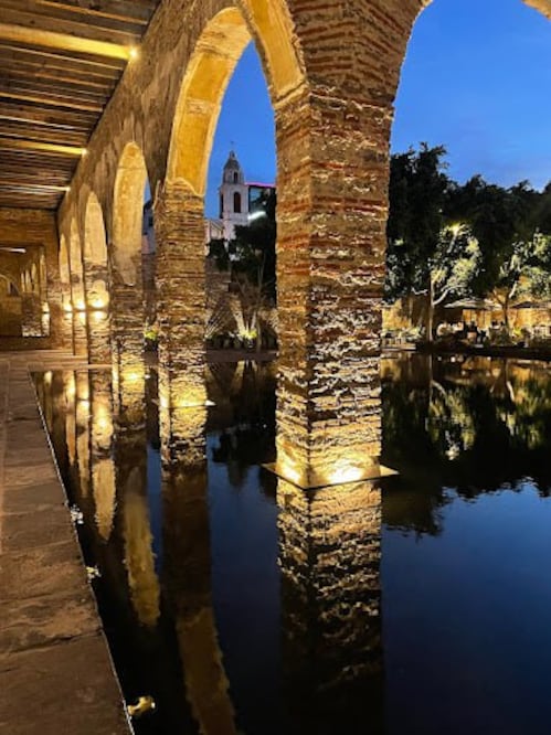 En las antiguas casonas de Puebla hay hermosos restaurantes | Foto: Google / Jaime Pozos