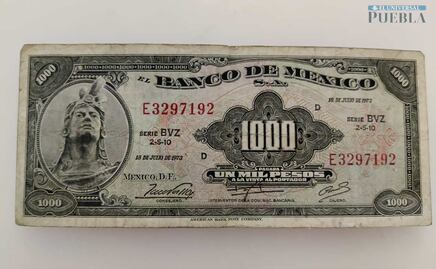 Cuánto vale hoy el billete de 1000 pesos de Cuauhtémoc, de los últimos fabricados en EU