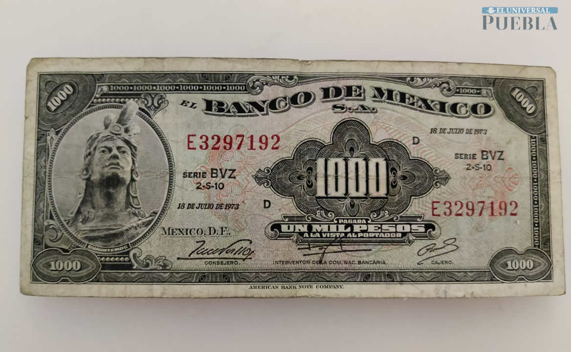 Cuánto vale hoy el billete de 1000 pesos de Cuauhtémoc, de los últimos fabricados en EU