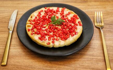 WAFFLES CON NOGADA