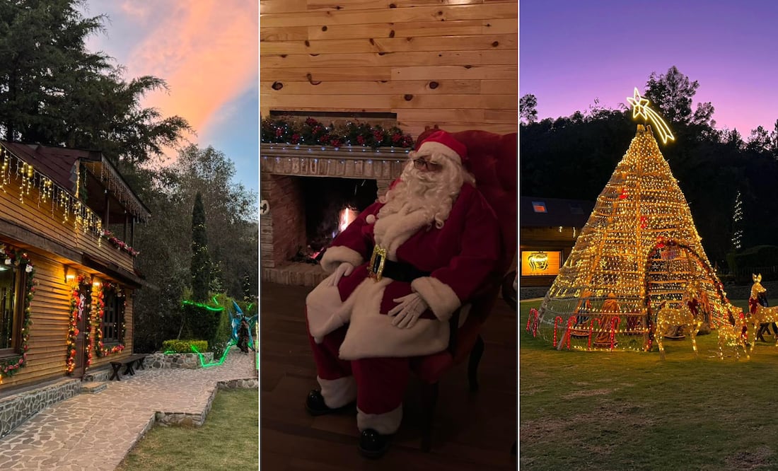 Así es Distrito Polar, la aldea navideña más famosa de Puebla I Foto: FB La Cabaña del León