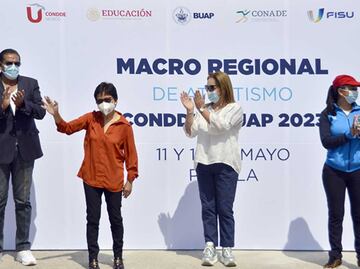 Macro Regional de Atletismo en la BUAP es inagurado por la rectora Lilia Cedillo