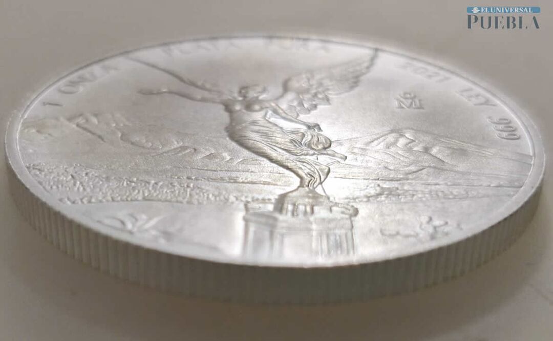 La Onza Libertad está hecha de plata ley 0.999. Foto: Demian Magallán