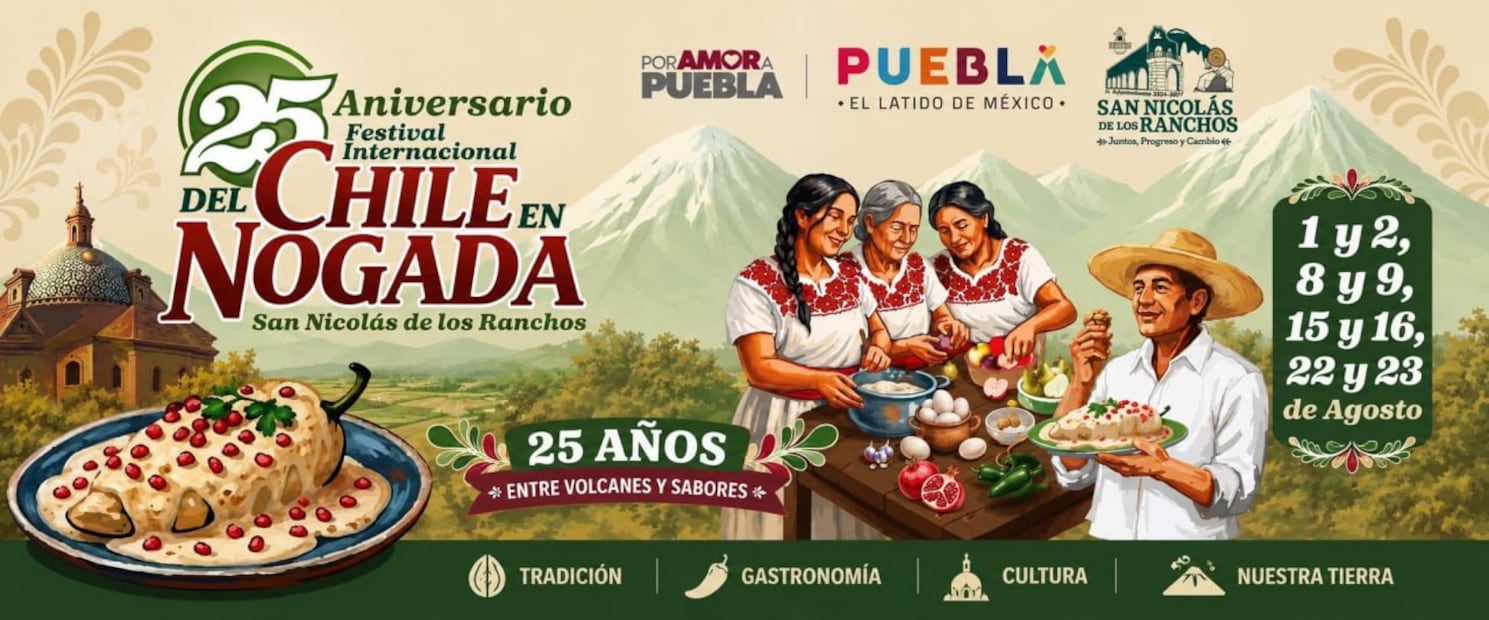 Foto: FB Festival Internacional del Chile en Nogada San Nicolás de los Ranchos