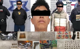 Detienen en Puebla a tres presuntos integrantes del CJNG