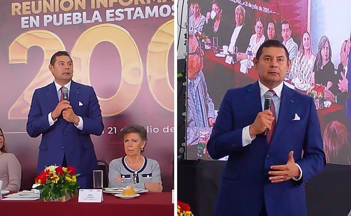 Alejandro Armenta hizo un balance de los primeros 200 días de su gobierno | Foto: El Universal Puebla