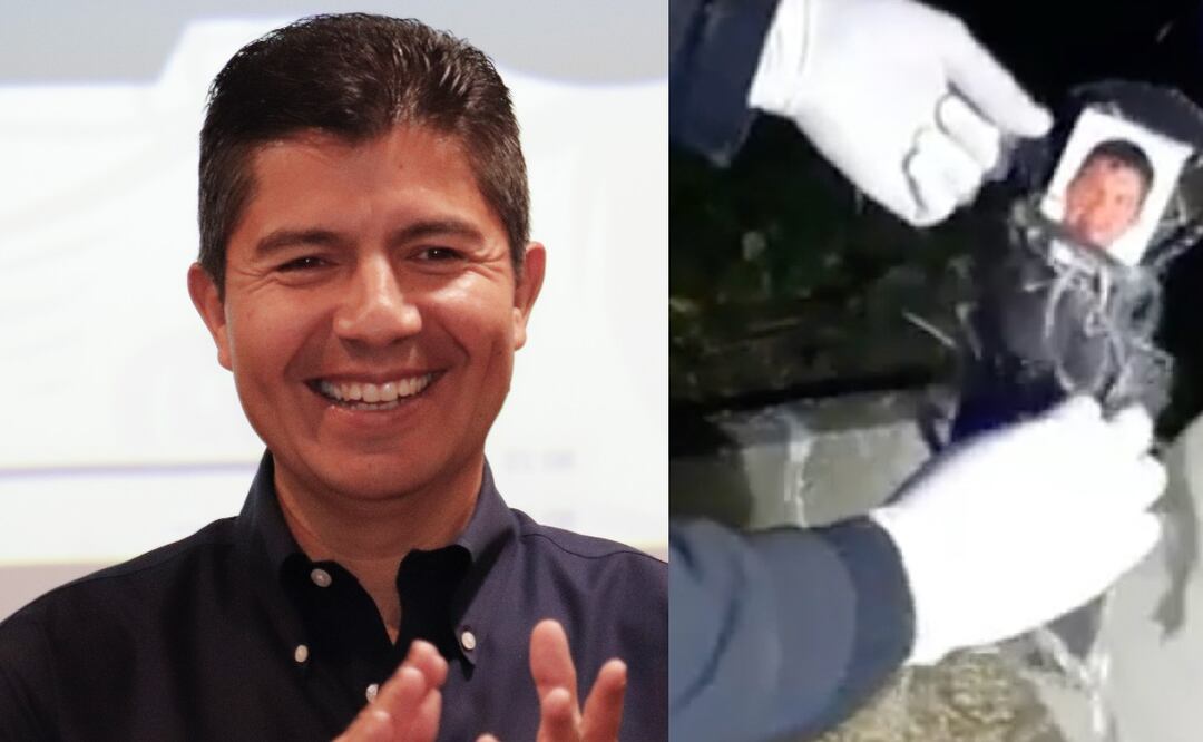 El canal “Relatos Siniestros Oficial” encontró un supuesto muñeco vudú con la foto del presidente municipal de Puebla | Imagen: Especial