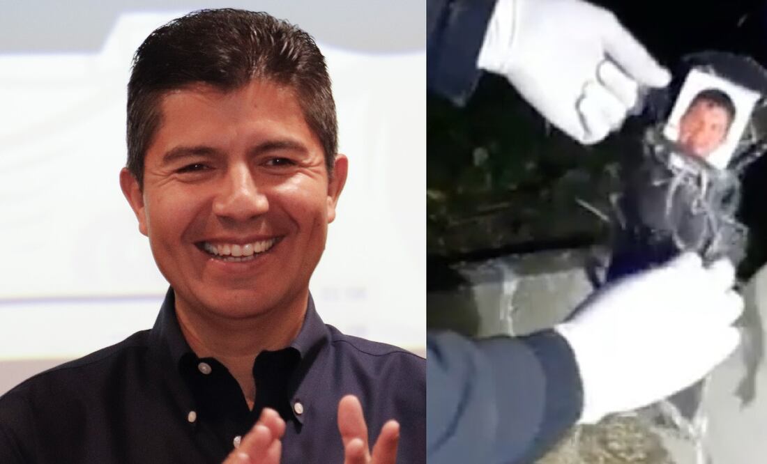 El canal “Relatos Siniestros Oficial” encontró un supuesto muñeco vudú con la foto del presidente municipal de Puebla | Imagen: Especial