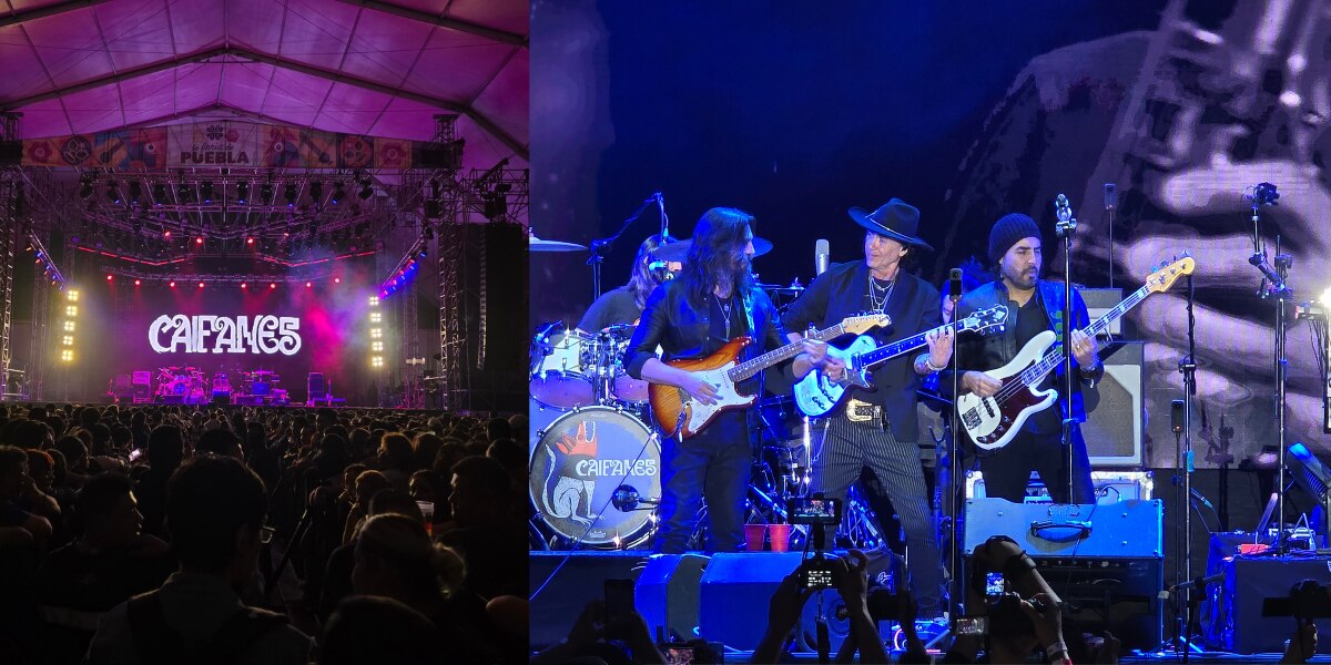 Así protestó Caifanes contra los feminicidios en la Feria de Puebla 2024