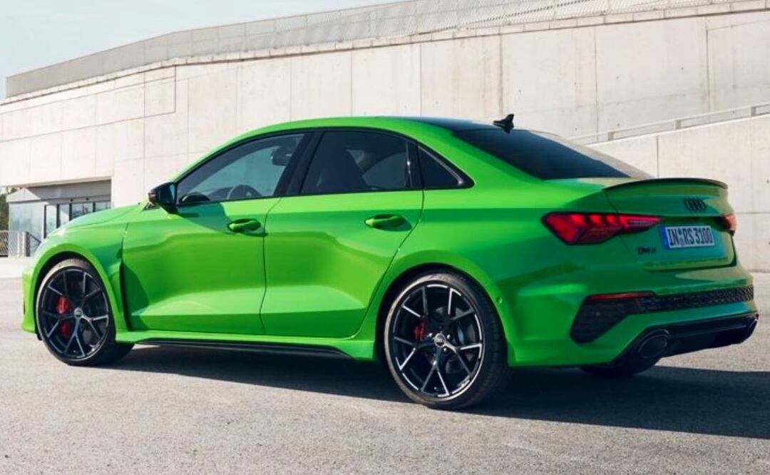 Esta segunda generación del Audi RS 3 Sedán llegó en mayo a México. Foto: Alex Tienda / Twitter